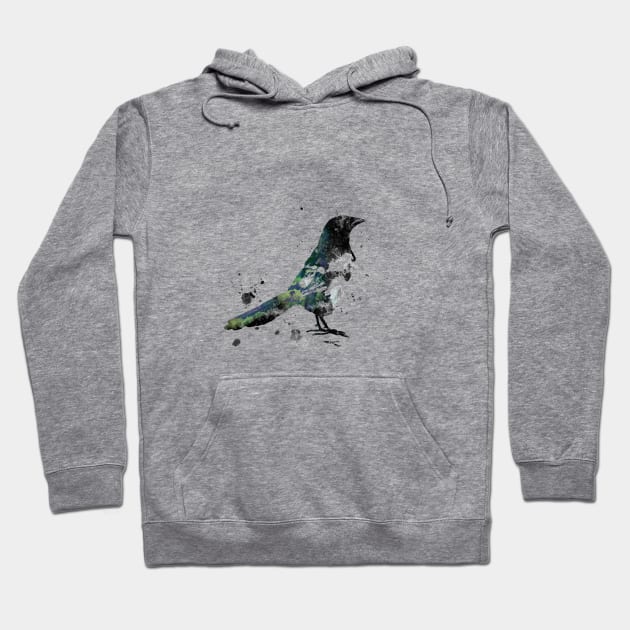 Magpie Hoodie by RosaliArt